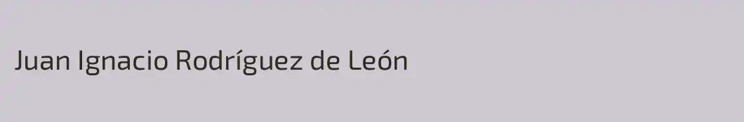 Juan Ignacio Rodríguez de León
